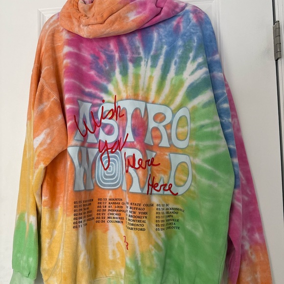 Astro World 'Wish You Were Here' Bear Hoodie - Picture 7 of 10